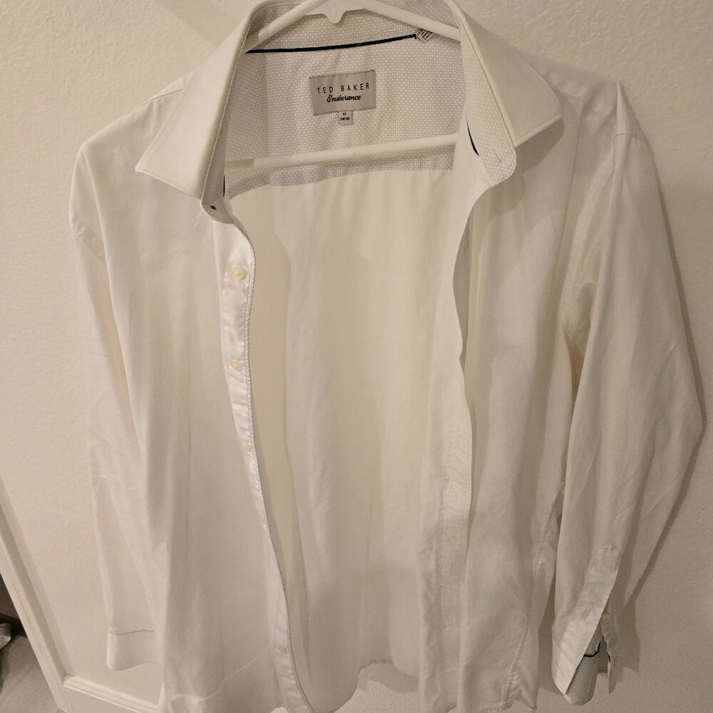 Ted baker white button down